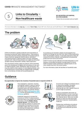 5. Links to Circularity Non-healthcare waste factsheet