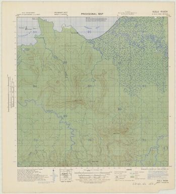 New Britain, provisional map (Kulu River)