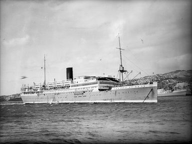 Sibajak (Ship) in Wellington Harbour