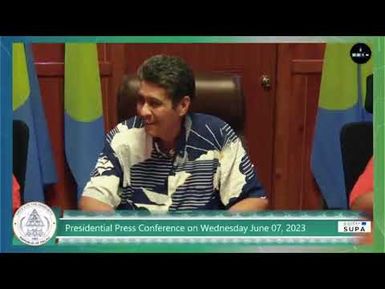 Presidential Press Conference on Wednesday June 07, 2023