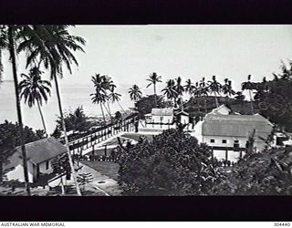 TULAGI, SOLOMON ISLANDS. 1932-09. ELEVATED VIEW OF THE PRISON. (NAVAL HISTORICAL COLLECTION)