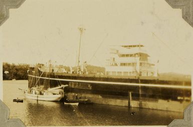 Ship Taiwan at Neiafu? on 'Utu Vava'u in the Vava'u Group, Tonga, 1928