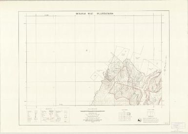 Bulolo Wau plantations (Sheet 5135-IV 4)