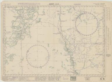 Australian aeronautical map (Sheet E6)