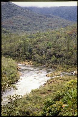 Riviere Bleue in flood