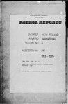 Patrol Reports. New Ireland District, Namatanai, 1953 - 1955