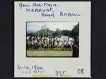 [Boy Scouts and school children standing in row], Keravat, near Rabaul, New Britain, Jun 1964