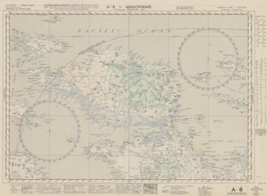Australian aeronautical map: Manokwari (Sheet A6)