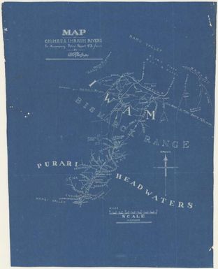 Map of Chimbu & Imbrum rivers : to accompany patrol report no. B, 1934-1935 / by A.A. Roberts, A/A.D.O