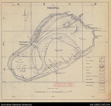 Solomon Islands, Tikopia, 1968?, 1:12 000