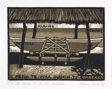 Robin White - The Canoe Is In The Bareaka