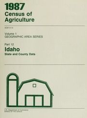 1987 census of agriculture, pt.12- Idaho