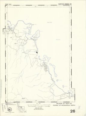 Milinch of ... : fourmil of ... (26 - Fourmil of Bougainville North - Milinch of Teop NE)