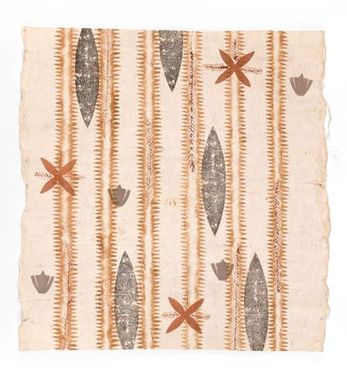 'Ahu (Norfolk tapa) titled '“W'said Wi Gwen”- Where We are Going'