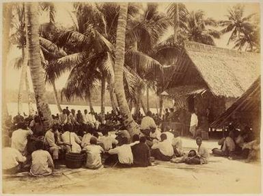 Native Parliament, Solomon Islands, 1892