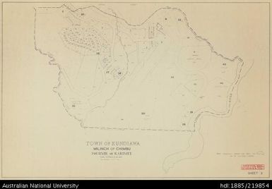 Papua New Guinea, Town of Kundiawa Town Boundary, Sheet 2, 1:3 168