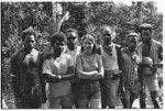 Seda, Shelly Schreiner, Folofo'u, 'Ubuni, Kwa'ilamo; first two men on left unknown