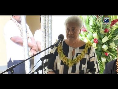 Hon. Fiame Naomi Matā'afa launch of National Crime Prevention Policy 2025/26 - 2029/2030