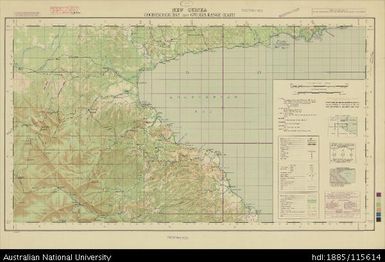 Papua New Guinea, Southern New Guinea, Goodenough Bay and Gwoira Range (East), 1 Inch series, Sheet 1674, 1944, 1:63 360