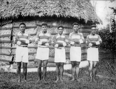 Tattersall, Alfred James, 1866-1951 :Basketball champions, Western Samoa