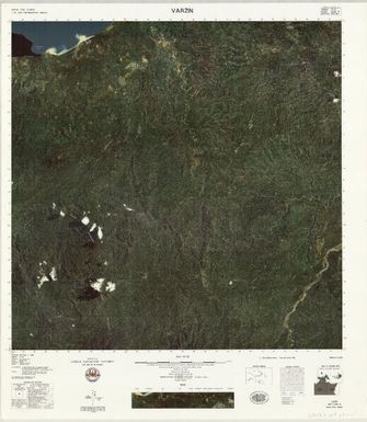 Papua New Guinea 1:50 000 topographic survey: Warzin (Sheet 9389-III)