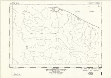 Milinch of ... : fourmil of ... (1 - Fourmil of Vanimo - Milinch of Leitre SW)