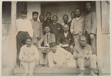 Group of men. From the album: Cook Islands