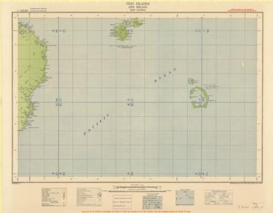 Feni Islands, (New Ireland), New Guinea / reproduced by 2/1 Aust. Army Topo Survey Coy. Nov. '42