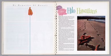 (Text Page) My Memories of Hawaii. Hilo Hawaiians.