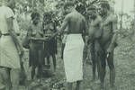 On patrol, Green River, Iuri mountains, [Papua New Guinea, c1954?]