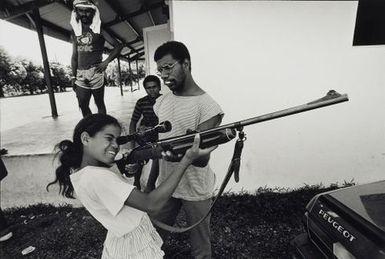 Kanak insurgents, New Caledonia, 1984