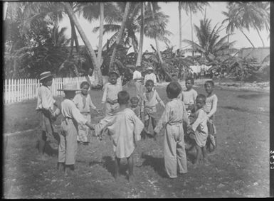 Cook Islands. Penrhyn Is. Native children 1903