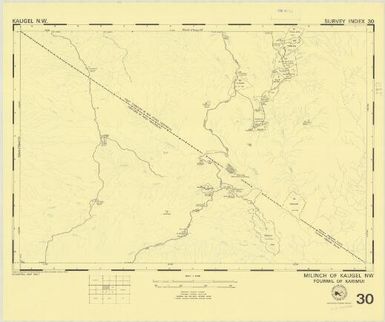 Milinch of ... : fourmil of ... (30 - Fourmil of Karimui - Milinch of Kaguel NW)