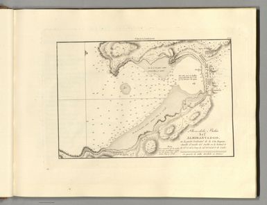 Plano de la Bahía del Almirantazgo, en la parte Ocidental de la Isla Bequia...