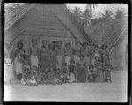 Group portrait, men, women and children of Sikaiana
