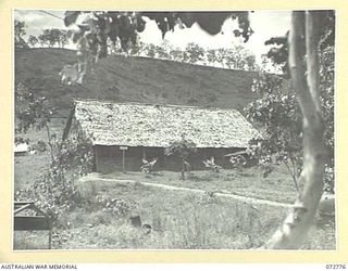 PORT MORESBY, NEW GUINEA. 1944-05-01. THE CASH OFFICE IN THE CAMP STAFF AREA, HEADQUARTERS NEW GUINEA FORCE