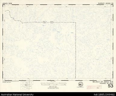 Papua New Guinea, Abadi NW, Survey Index 53, 1:50 000, 1974