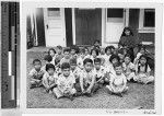 Sister Roberta, MM, with her kindergarteners, Punahou, Honolulu, Hawaii, May 1942