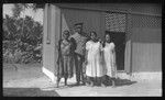 Cook Islands people, one with a police uniform