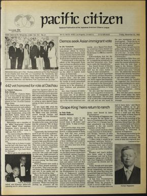 Pacific Citizen, Vol. 101 No. 21 (November 22, 1985)