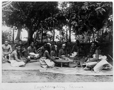 Kava ceremony, Samoa