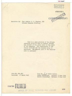 Sherman, Rear Admiral F. C.