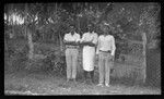 Malakai Veisamasama in center, with two unidentified men