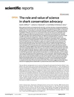 The role and value of science in shark conservation advocacy