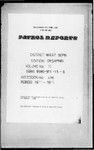 Patrol Reports. West Sepik District, Oksapmin, 1971 - 1972