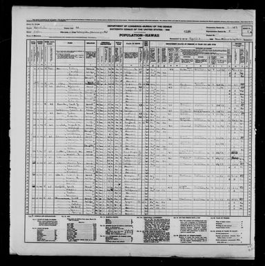 1940 Census Population Schedules - Hawaii - Honolulu County - ED 2-103