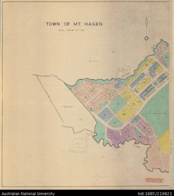 Papua New Guinea, Town of Mt. Hagen, Sheet 2, 1:3 168, 1968