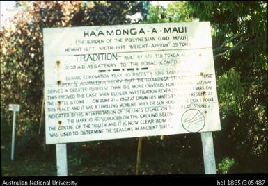 Ha'amonga, Tongatapu