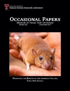 Marsupials and rodents of the Admiralty Islands, Papua New Guinea