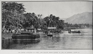 The British occupation of Samoa